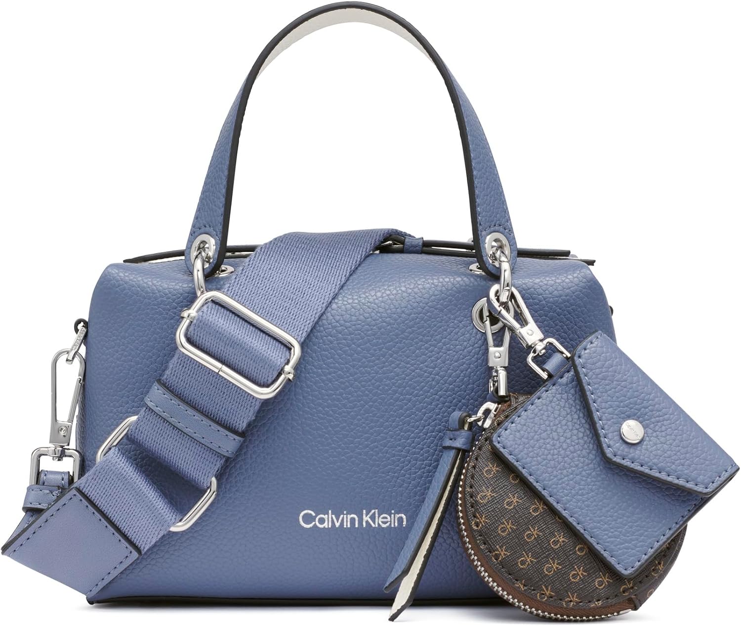 Calvin Klein Women's Cali Mini Satchel Crossbody Handbag