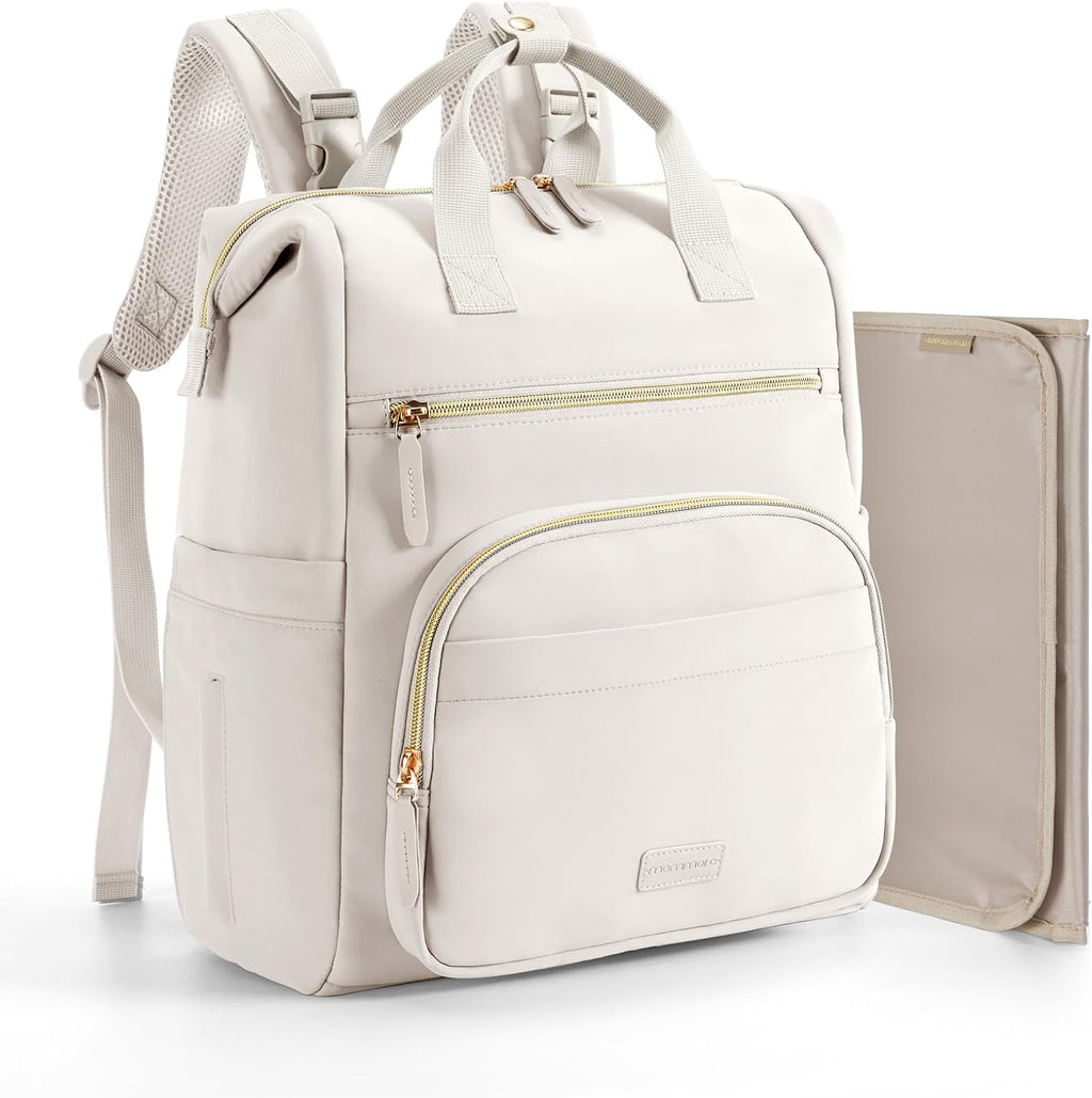 mommore Mochila de neopreno para pañales de bebé, pequeña y ligera,...
