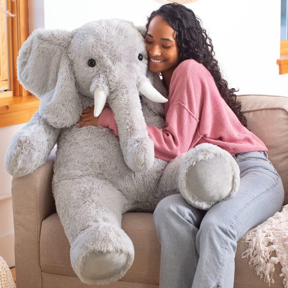 Vermont Teddy Bear Peluche de elefante gigante de 4 pies | USA Bear...