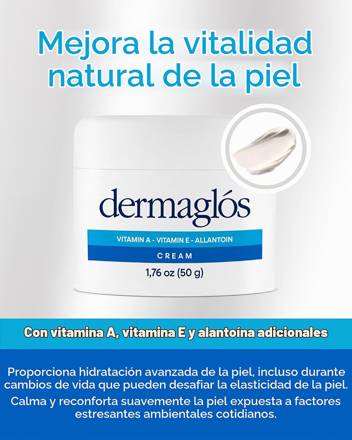 Dermaglós Crema hidratante, Prevención de estrías, Crema para cicat...