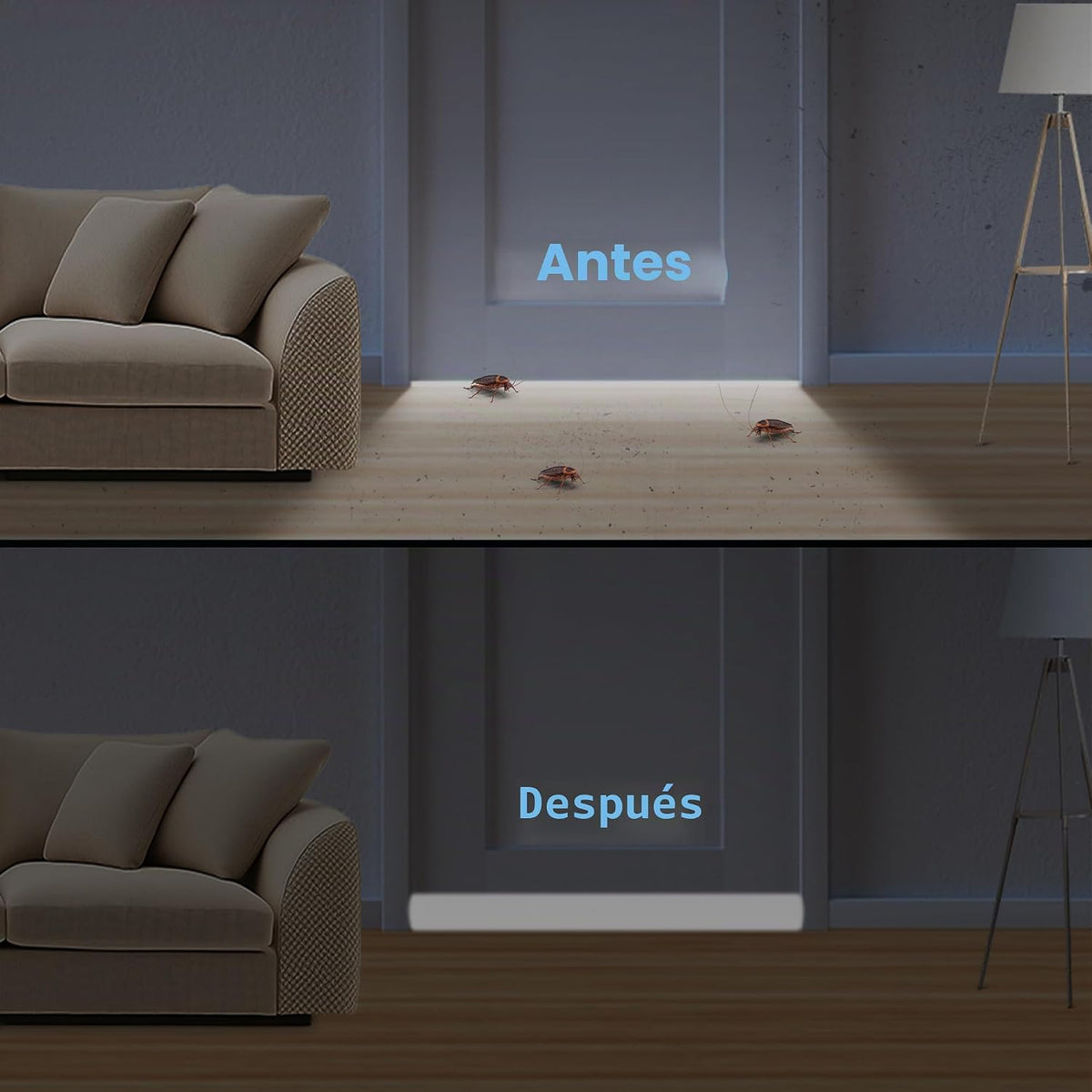 MAXTID Topes para debajo de la puerta de 36 pulgadas, bloqueadores...