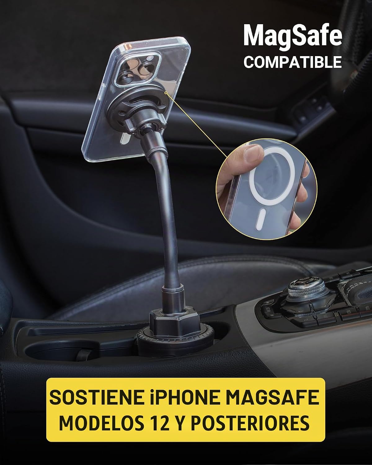 Scosche MagicMount™ SMSCUP - Soporte magnético para teléfono con so...
