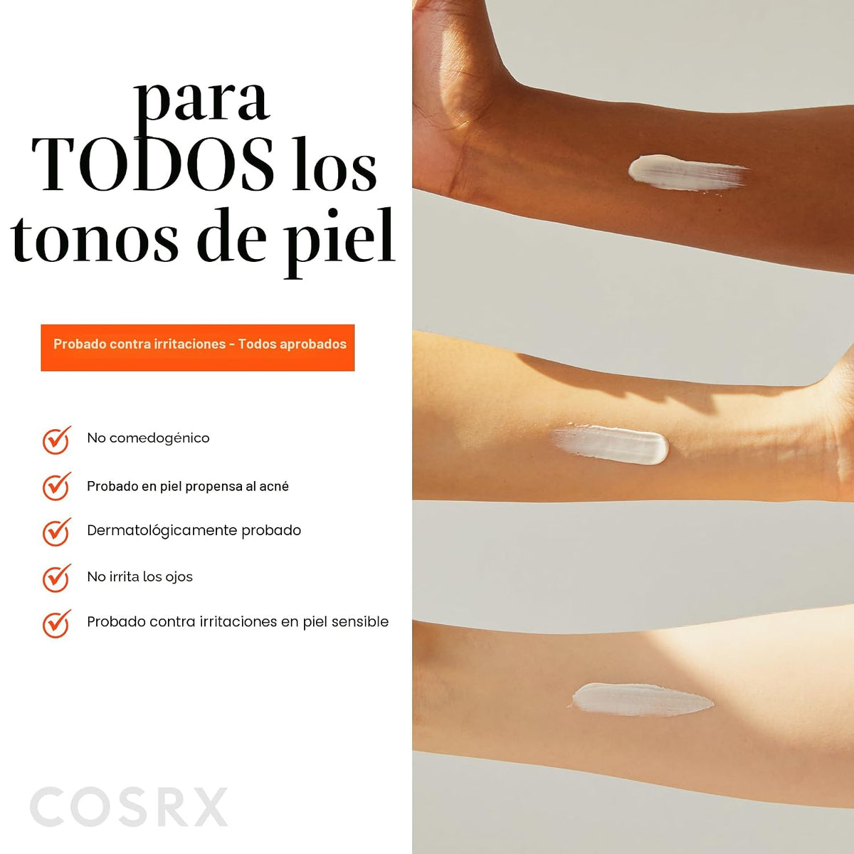 COSRX Airy-Light Clear protector solar en barra con vitamina E y C,...