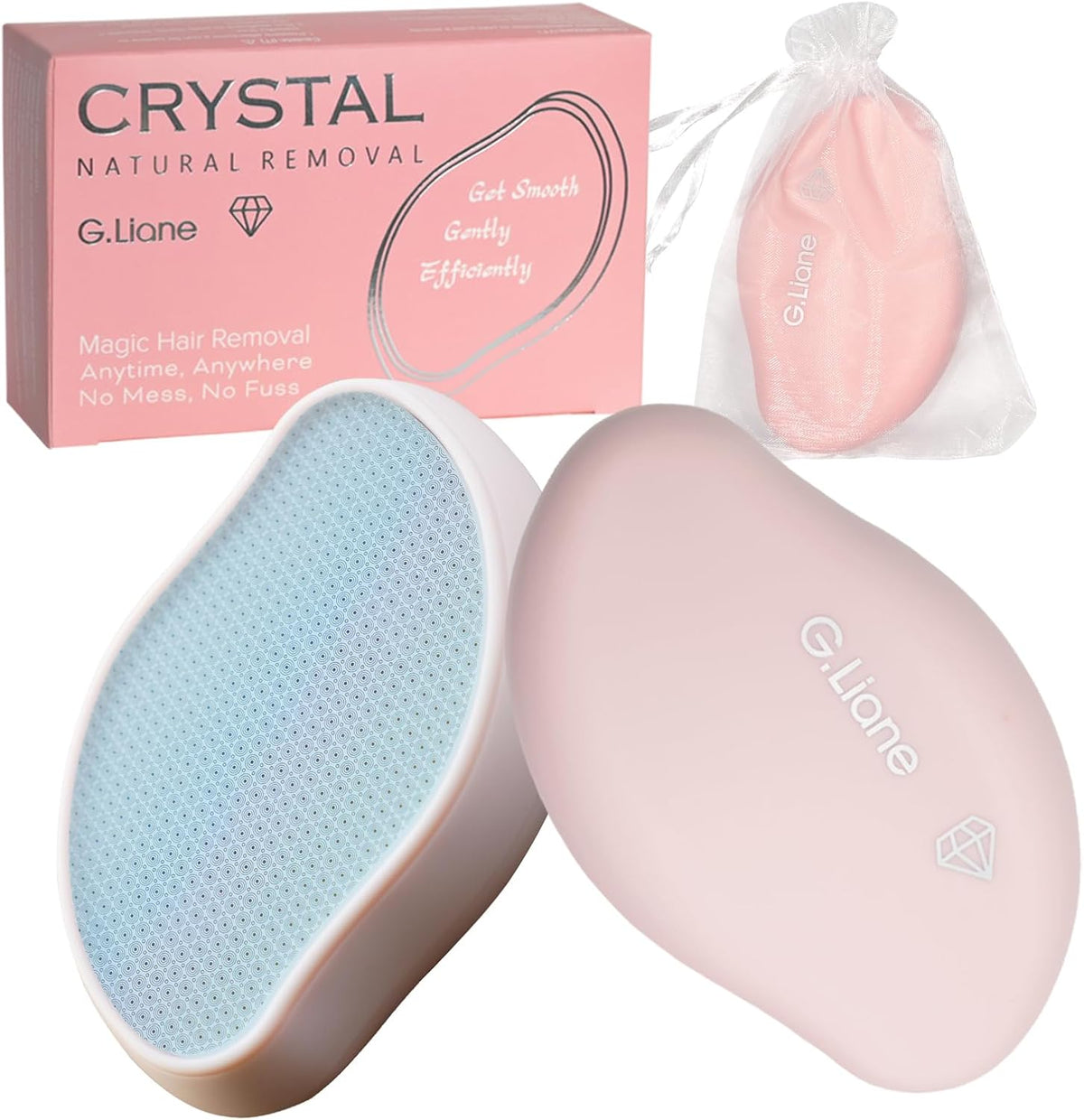G.Liane Borrador de pelo de cristal, removedor de pelo de cristal (...