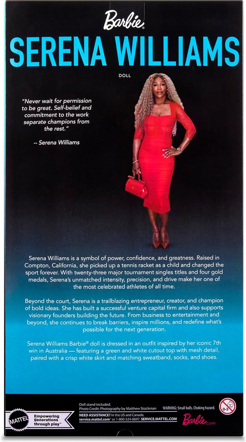 Barbie Muñeca Serena Williams de la firma | Signature Serena Willia...