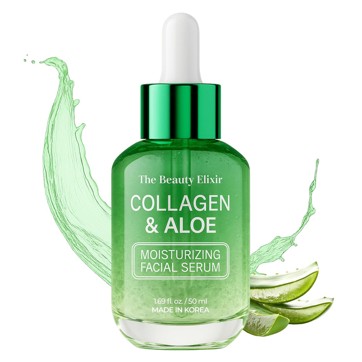 The Beauty Elixir Suero de Aloe y Colágeno para el Rostro - Probado...