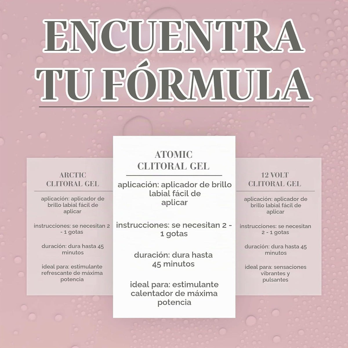 JO Atomic Clitoral Gel \u2013 Gel estimulante del clítoris con base...
