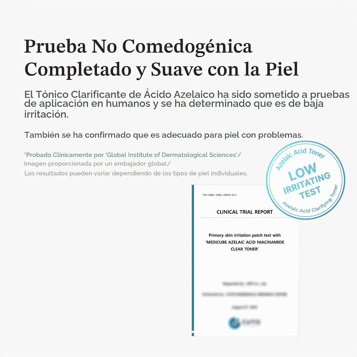Tónico clarificante de niacinamida y ácido azelaico de medicube | C...
