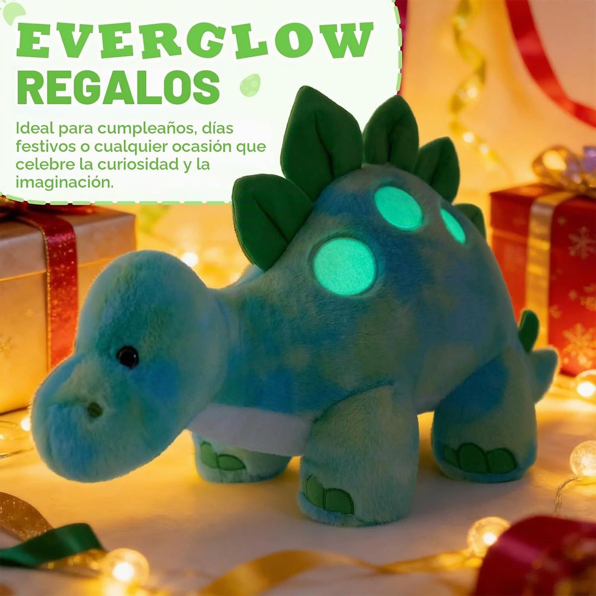 Karister Peluche de dinosaurio gigante para niñas, juguetes de pelu...