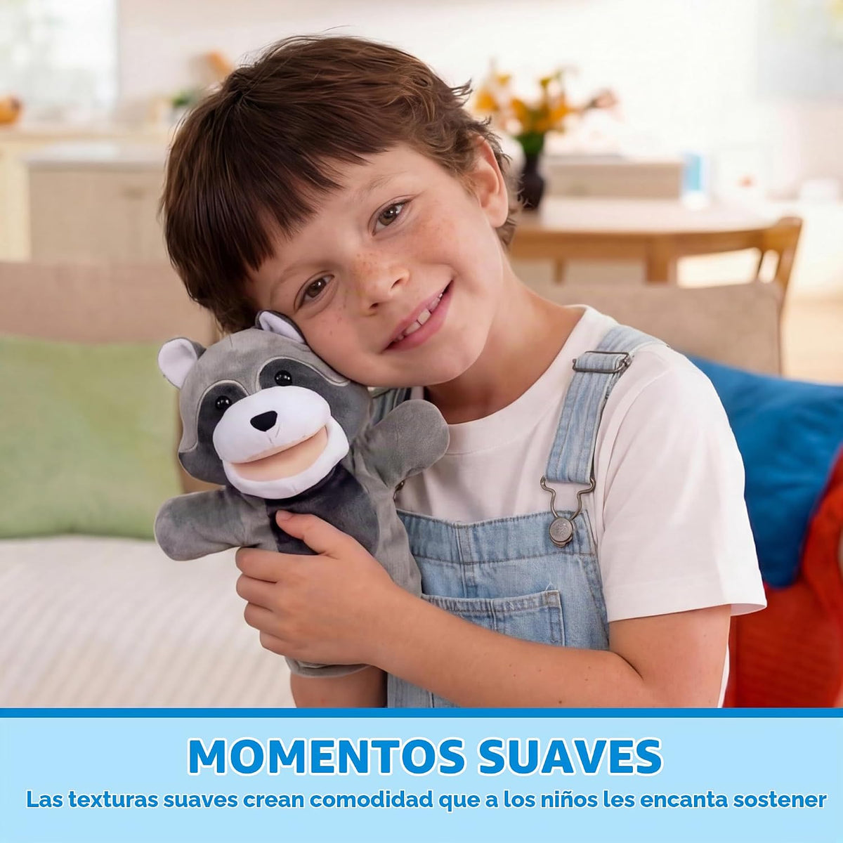 JOYIN - Juego de marionetas de mano para niños con boca de trabajo,...