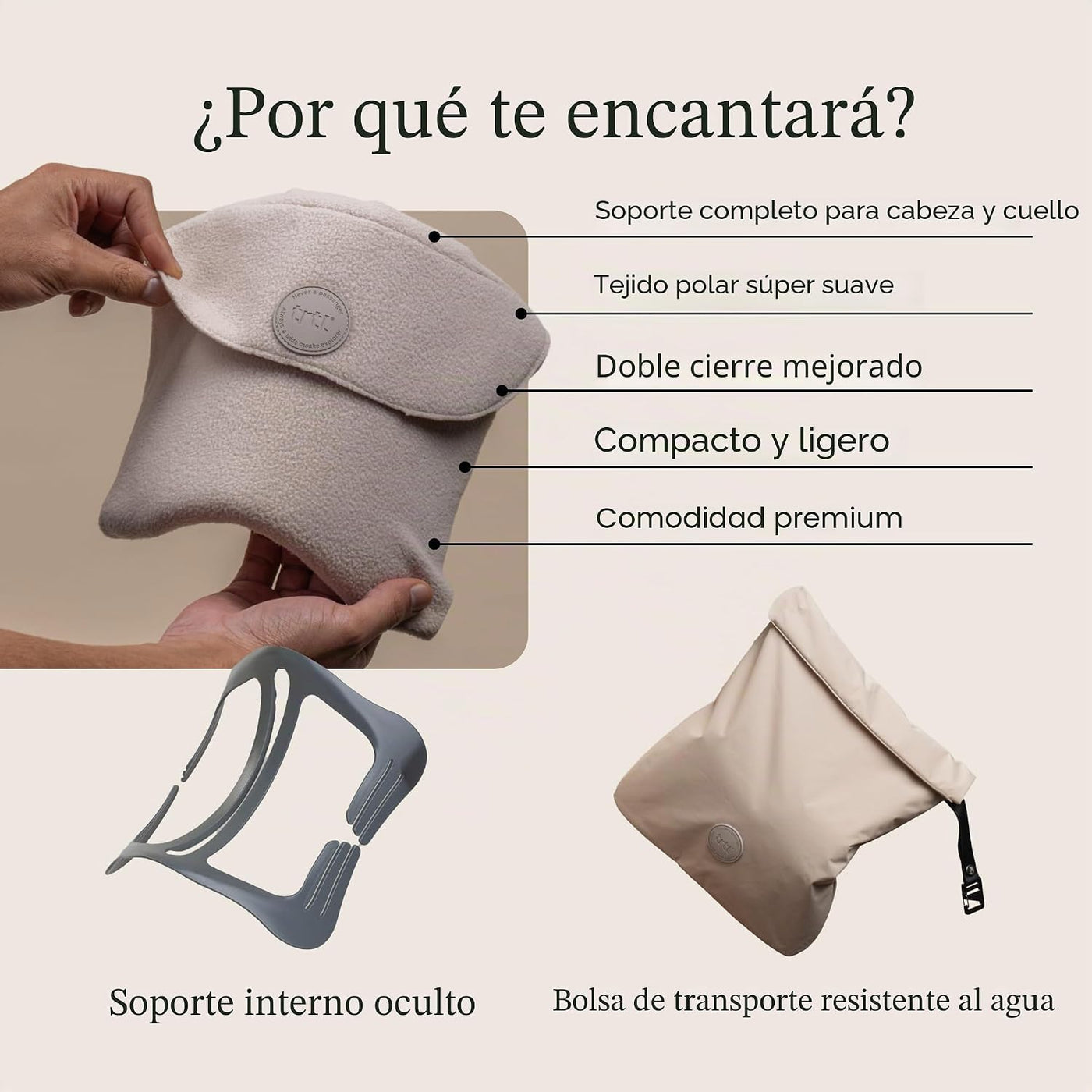 Trtl Almohada de viaje original 2.0 \u2013 Almohada de viaje súper...