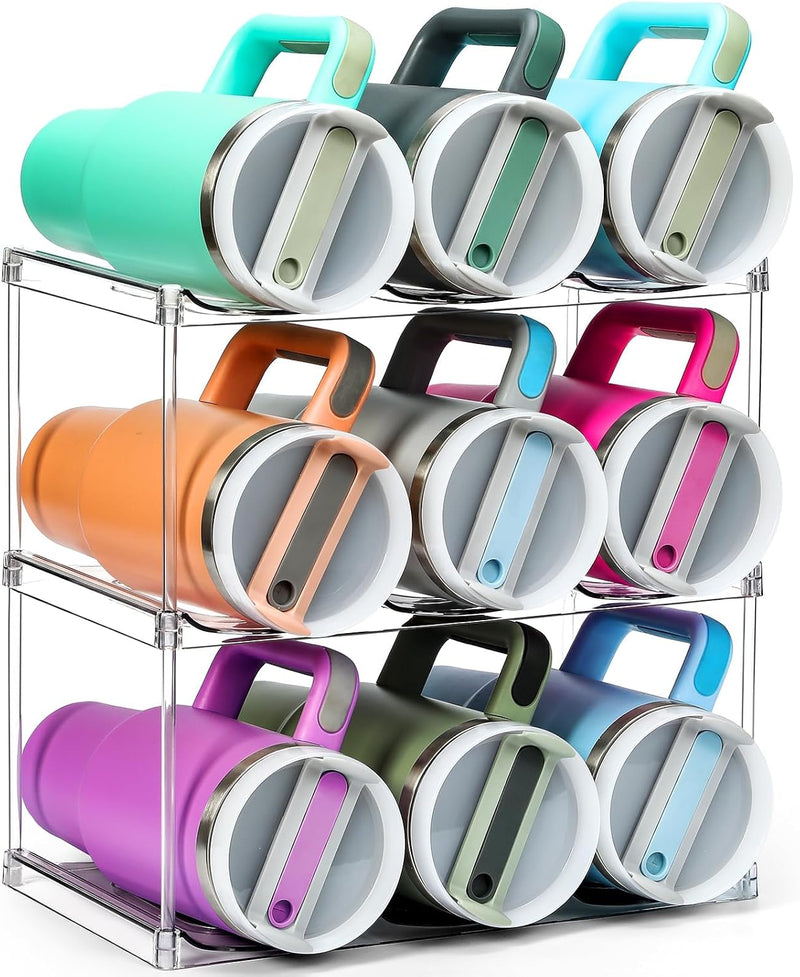 Organizador de botellas de agua prémium para Stanley de 40 onzas y...