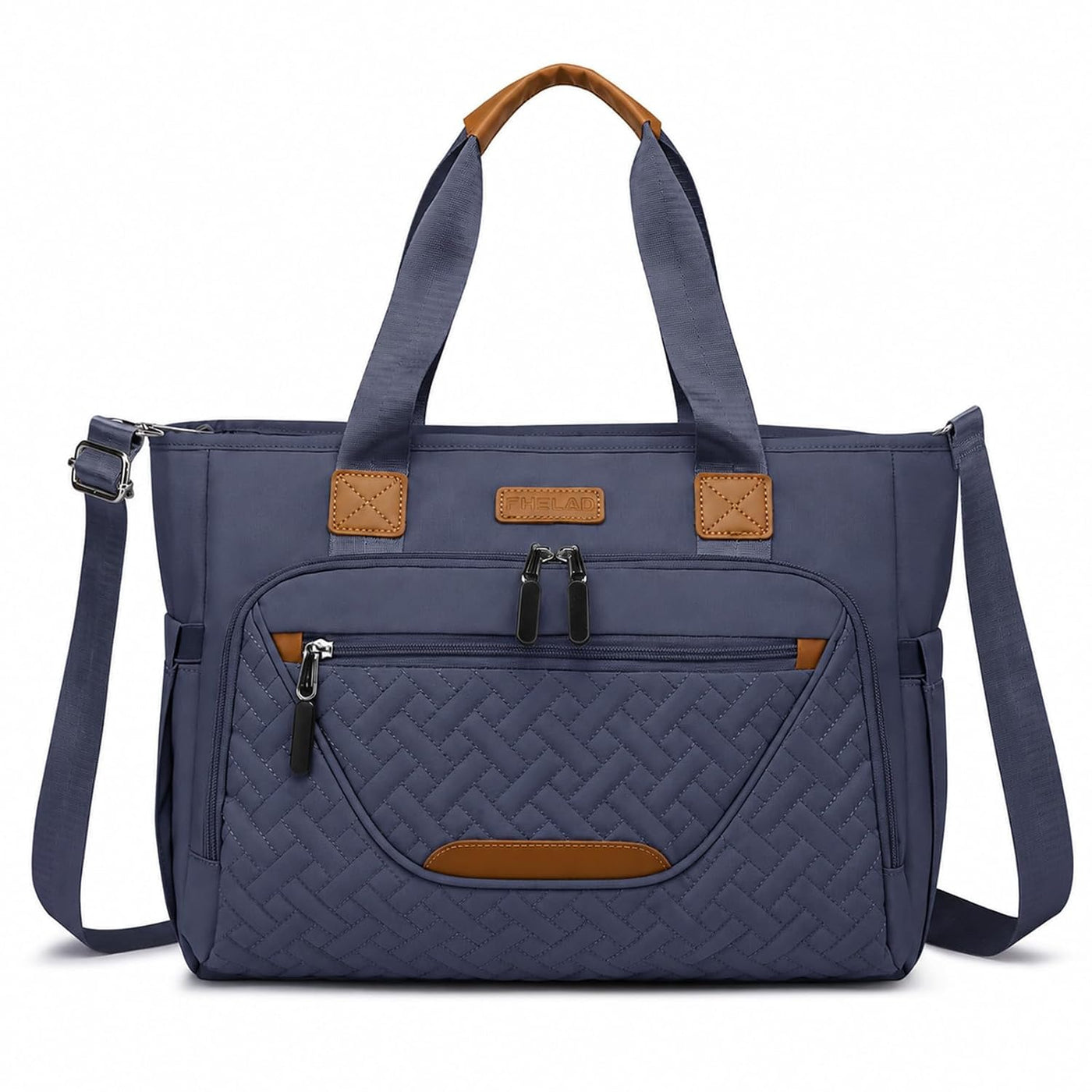 Bolsa de pañales FHELAD, con compartimento para laptop de 16 pulgad...