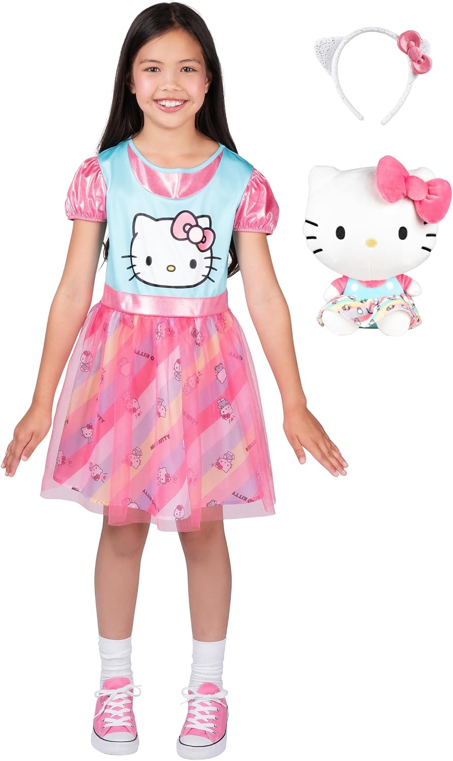 Jazwares Costume Play Hello Kitty - Juego de disfraz oficial para j...