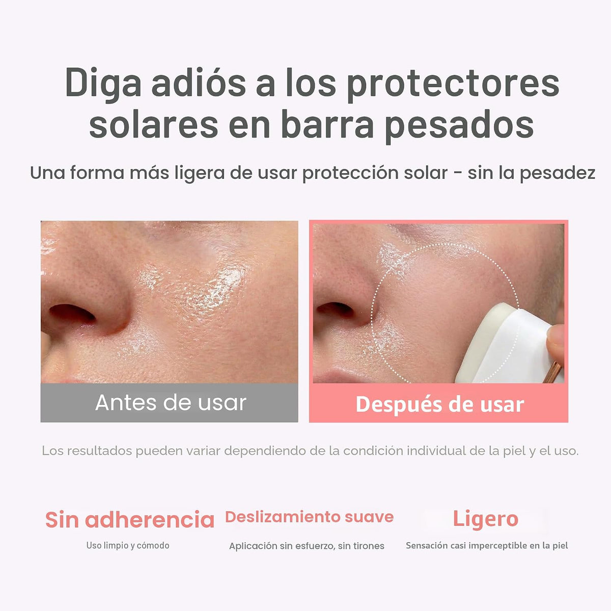 KAHI Airy Fir Sun Stick S - SPF 50+ con llavero de silicona nutria...