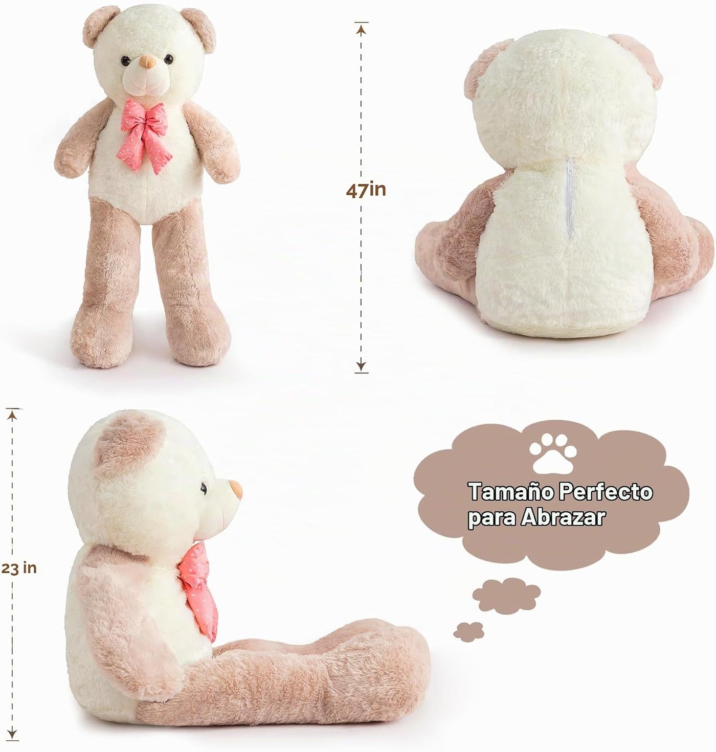 ZGXIONG Oso de Peluche Gigante Animales de Peluche para Niñas de 4...