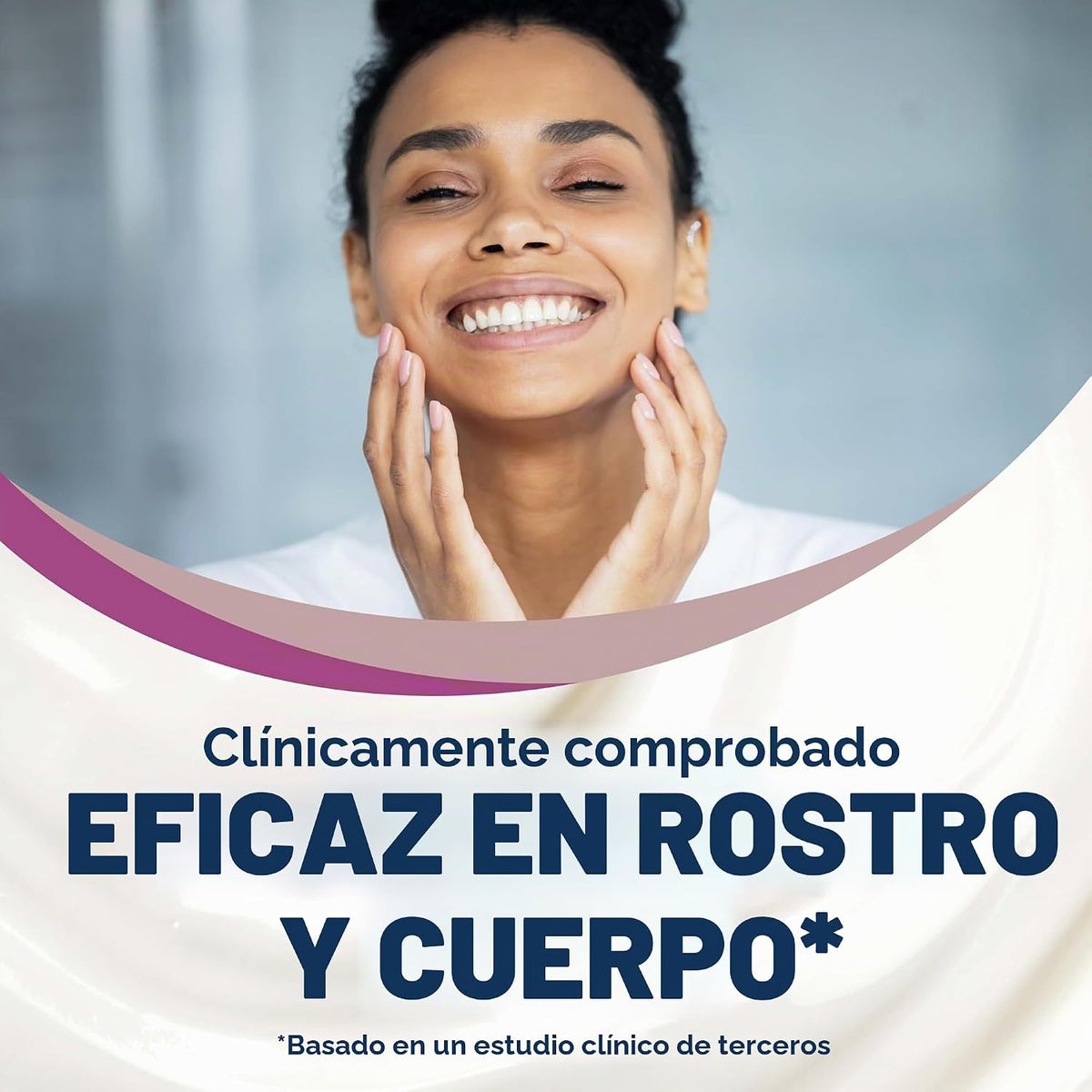 Gold Bond Age Renew Loción corporal y facial ajustada y firme con p...