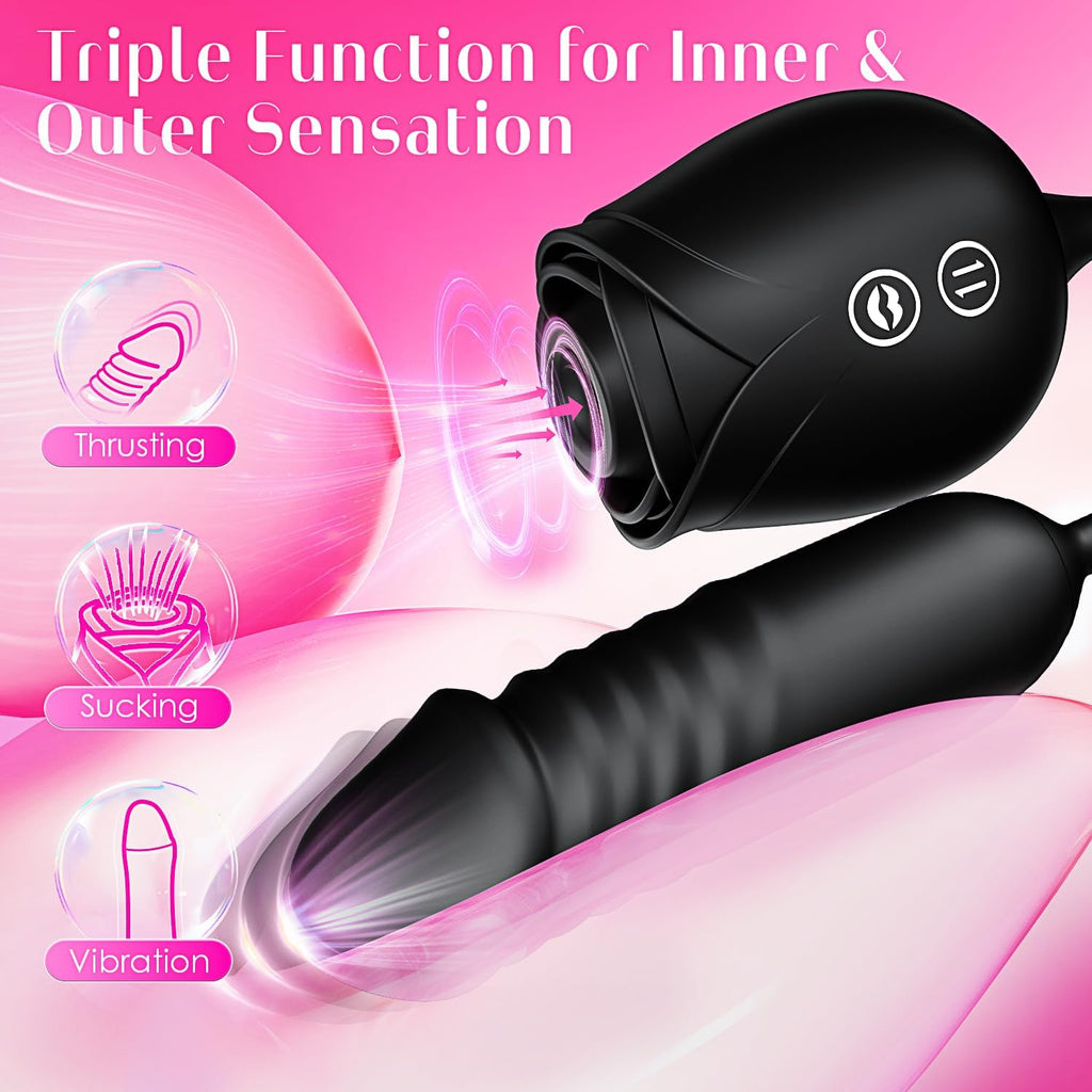 Consoladore Vibrador para Mujeres - MOOLIGIRL Control por APP Rosa,...