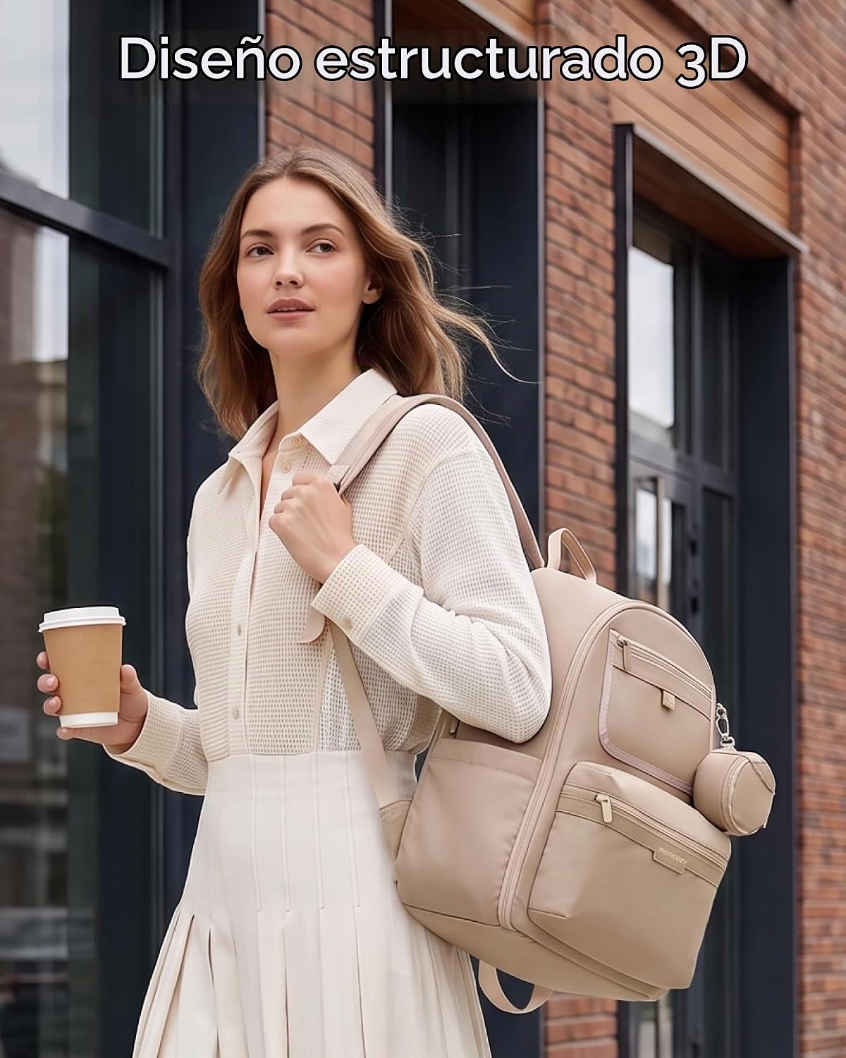 Momcozy Mochila para pañales para viajes y trabajo, impermeable y c...