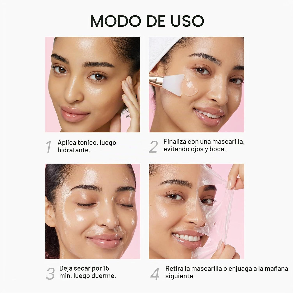 medicube Conjunto reafirmante para cara y cuello durante la noche,...