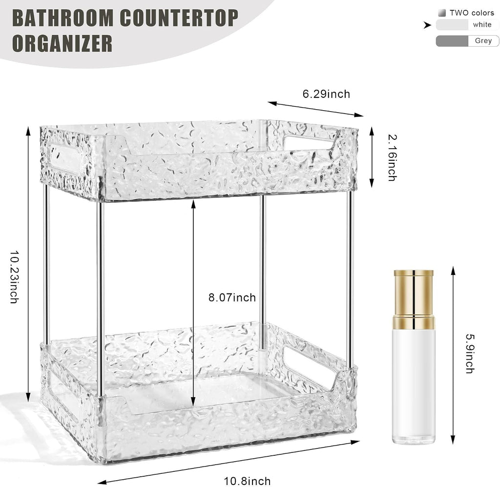 TENDER EPOCH Organizador de Encimera de Baño de 2 Niveles Almacenam...