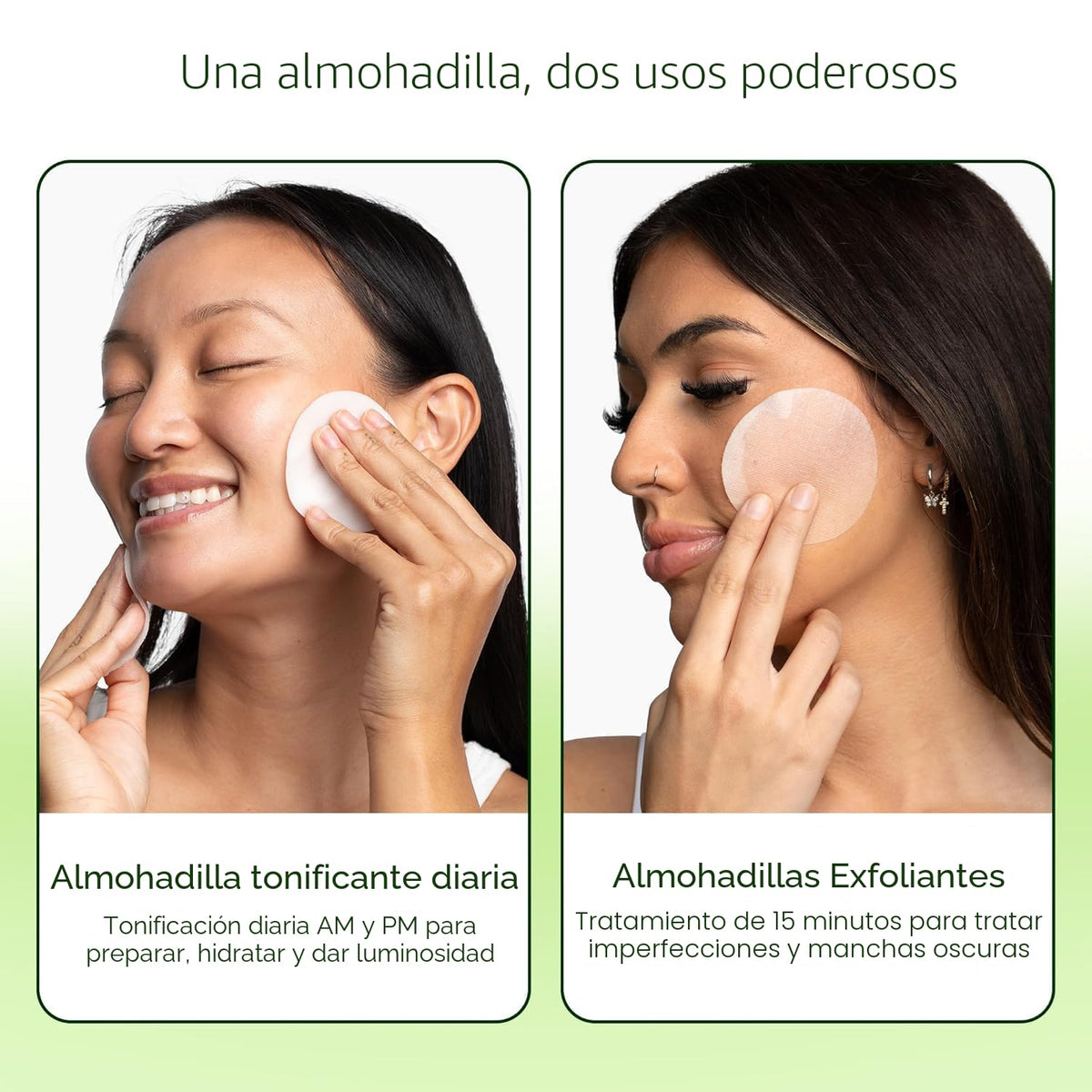 JIYU Almohadillas de esmalte tonificante \u2013 Cuidado de la piel...