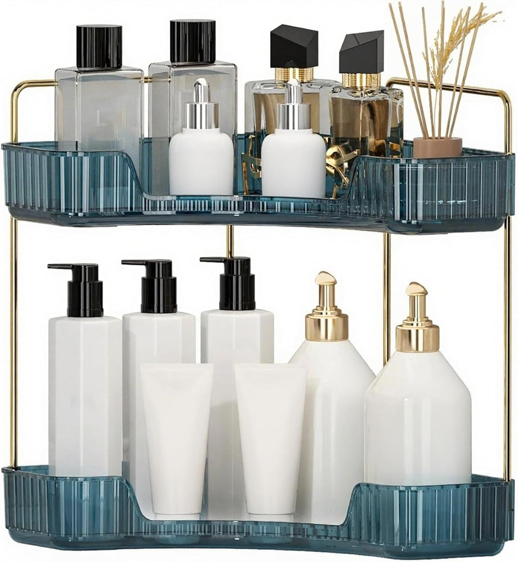 INVSSENE Organizador esquinero para encimera de baño, bandejas orga...