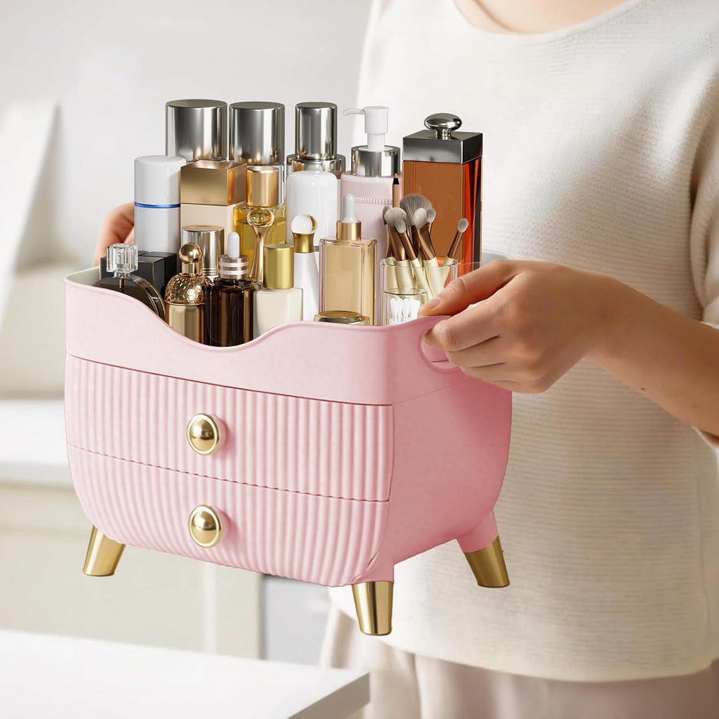 Organizador de maquillaje para encimera, organizador de cuidado de...