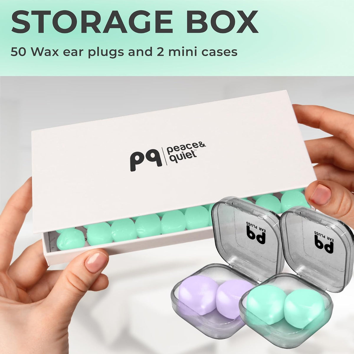 Peace&amp;Quiet PQ - Tapones para los oídos de cera para dormir, na...
