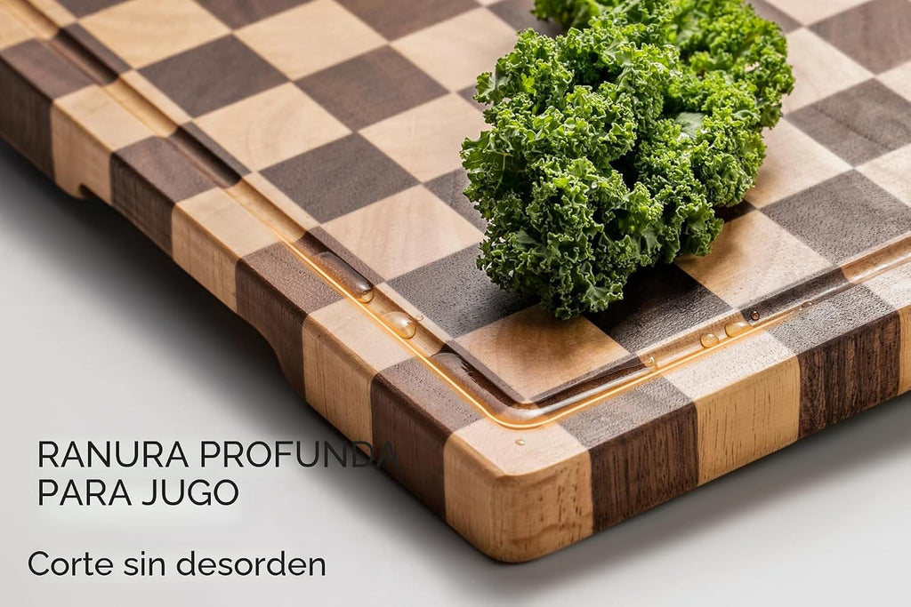 THETCHRY Tablas de Cortar para Cocina, Tabla de Cortar a Cuadros Me...