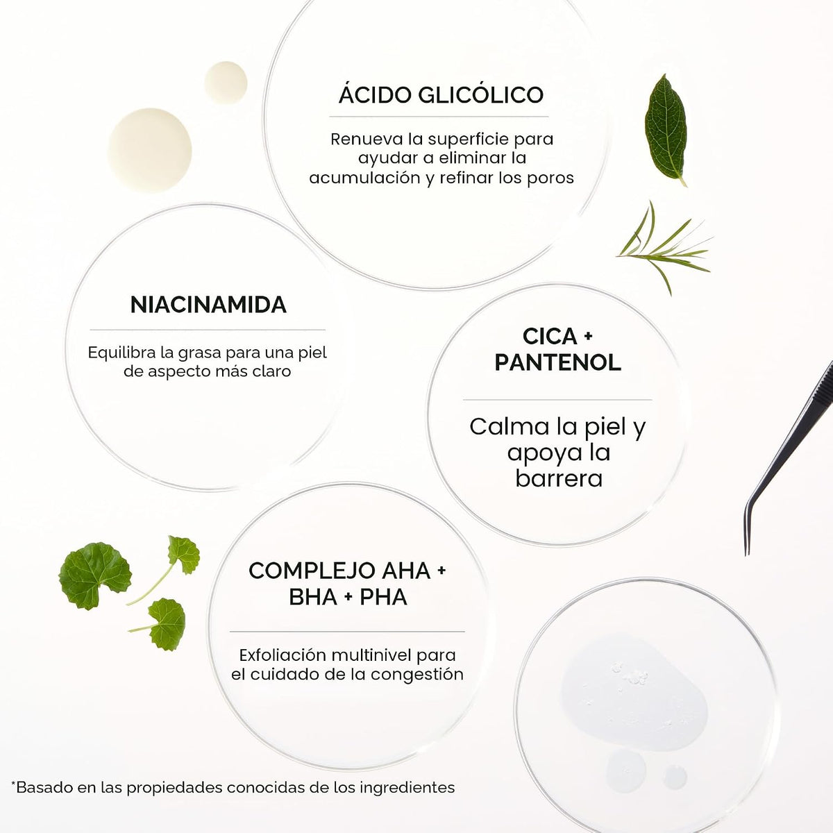 Arencia Erasor Shot - Tónico exfoliante de ácido glicólico al 10% +...