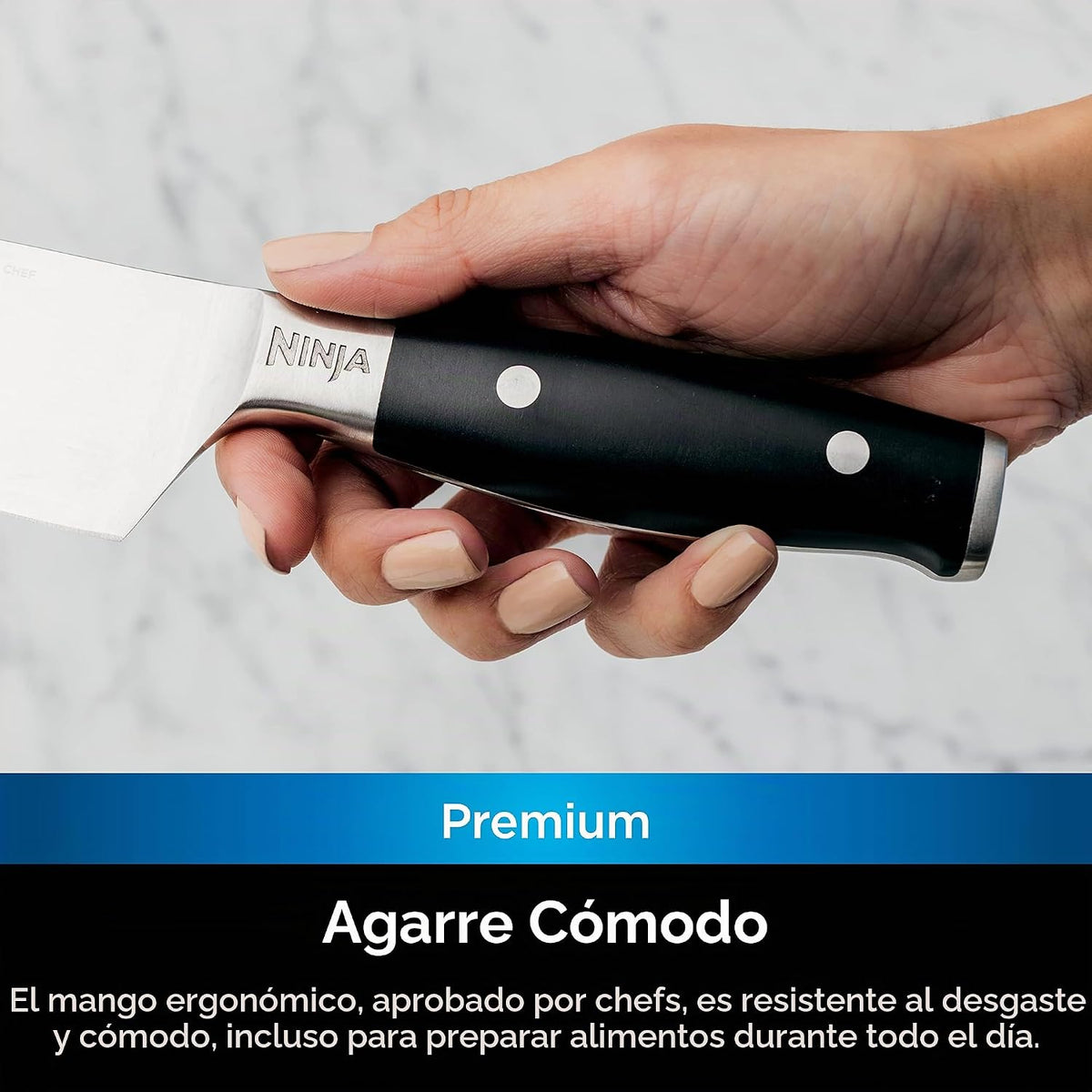 Ninja K30020 Foodi NeverDull System - Cuchillo de chef de 8 pulgada...