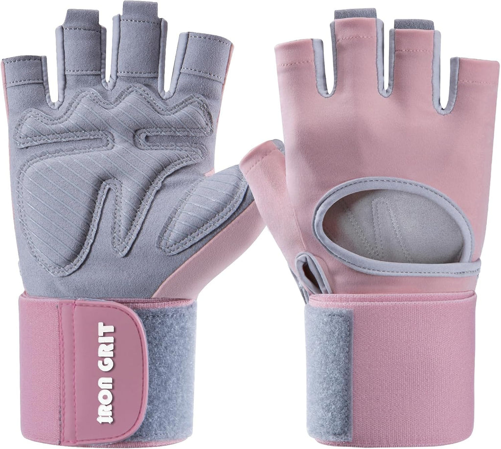 IRONGRIT Guantes de levantamiento de pesas, para hombres y mujeres,...