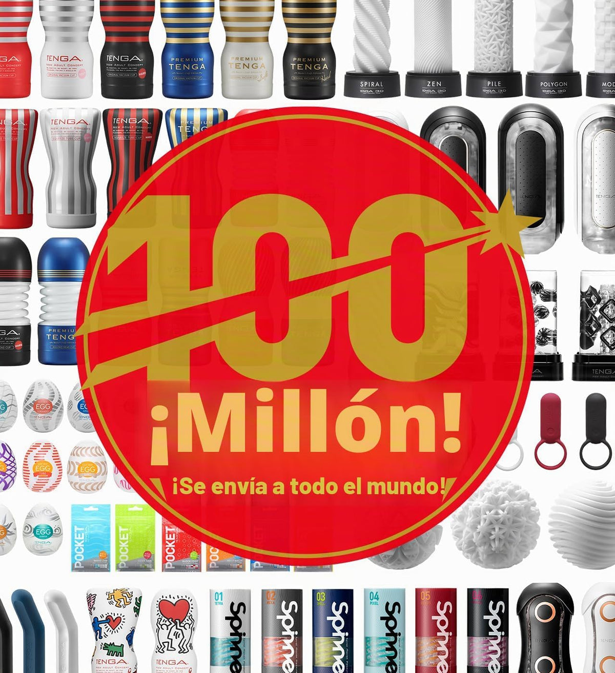 Tenga Spinner Cup Masturbador reutilizable espiral movimiento y dis...