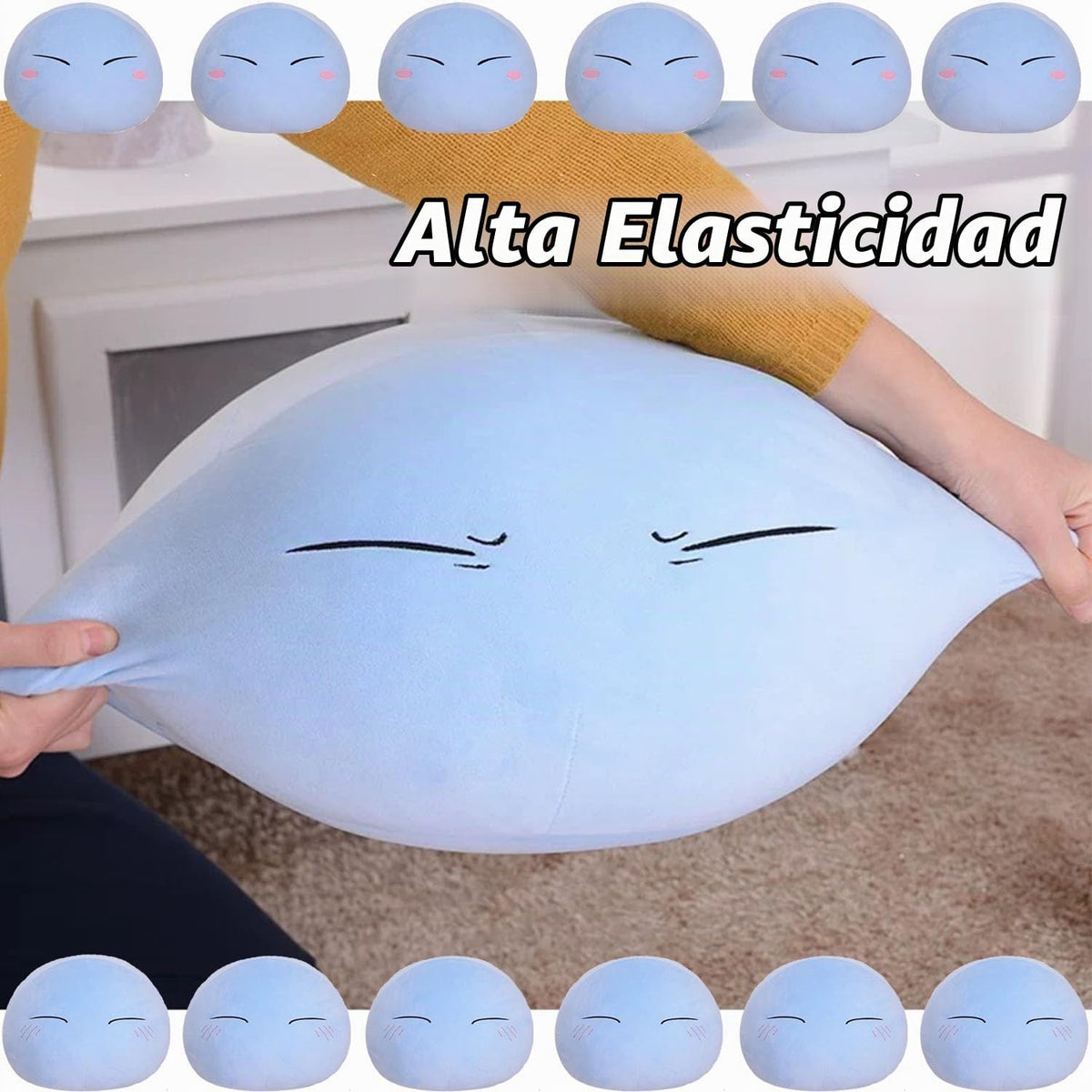 Muñeco de peluche de Slime de anime, almohada de peluche, almohada...