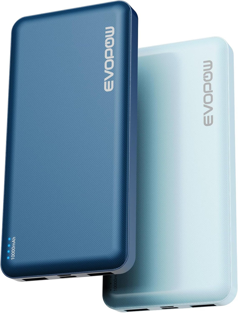 Paquete de 2 cargadores portátiles, banco de energía de 10000 mAh,...