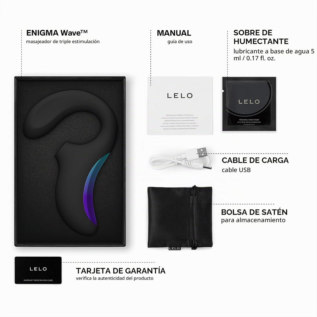 LELO Enigma Wave Vibrador de triple estimulación para mujeres, vibr...