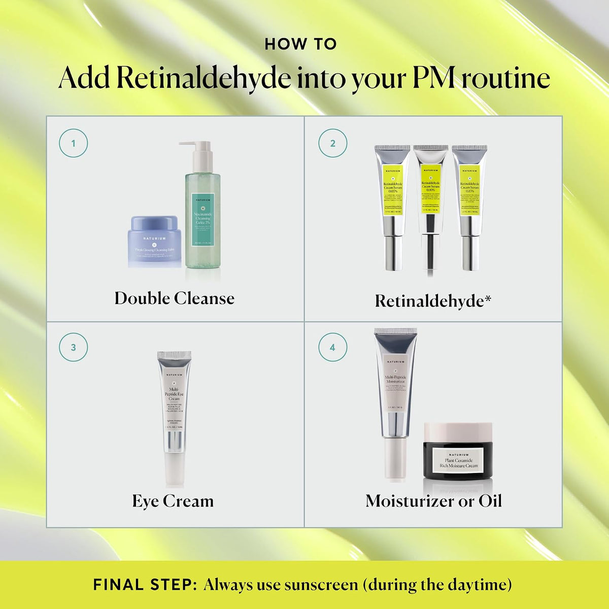 Suero de Crema de Reti Aldehído Naturium 0.15%, Suero Facial Potenc...