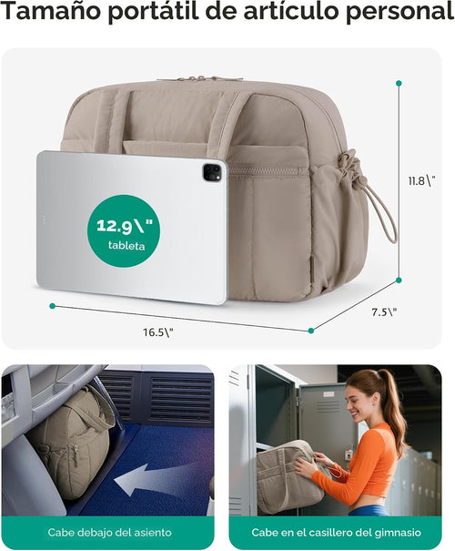 BAGSMART Bolsa de gimnasio para mujeres, bolsa de lona para viajes...