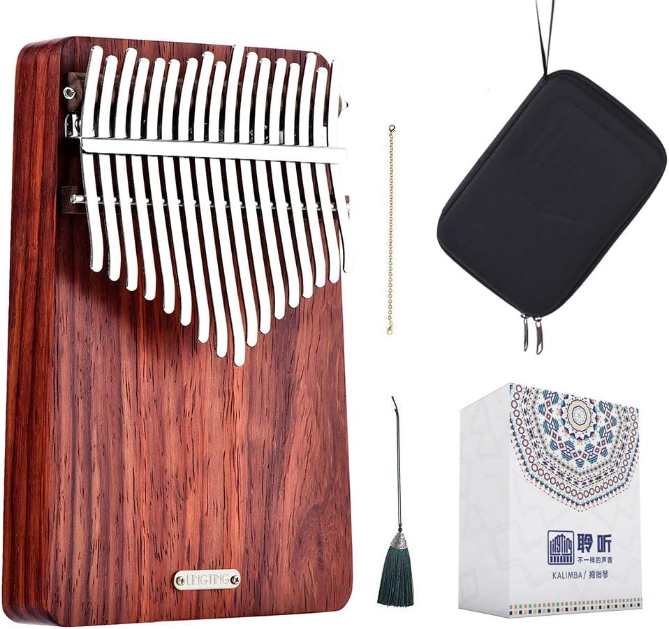 LingTing Kalimba - Piano de pulgar de 17 teclas Mbira, regalo para...