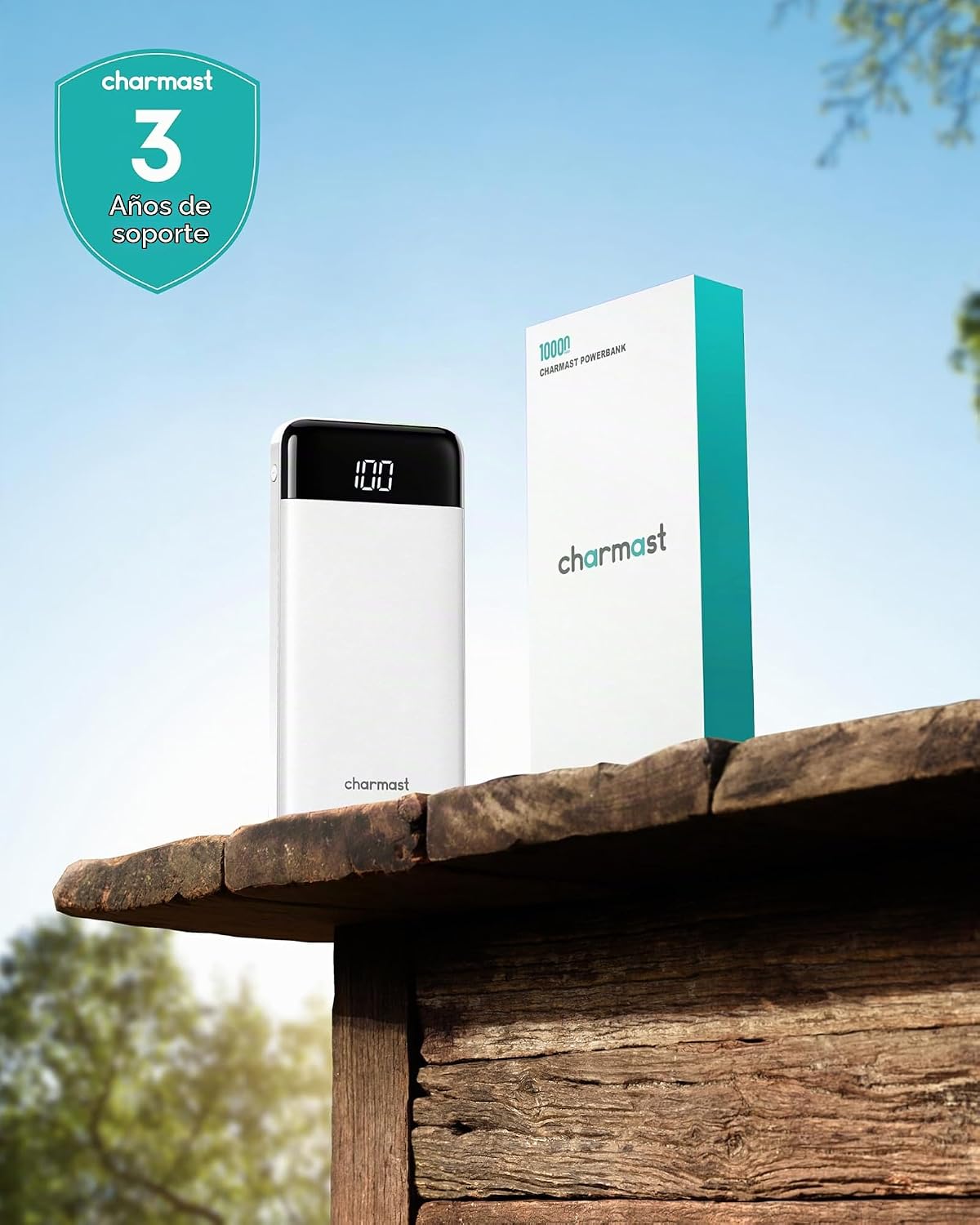 Cargador portátil charmast Power Bank con 4 cables incorporados ref...