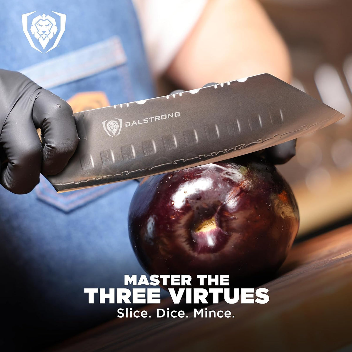Cuchillo Santoku Dalstrong - 7 pulgadas - Serie Valhalla - Acero de...