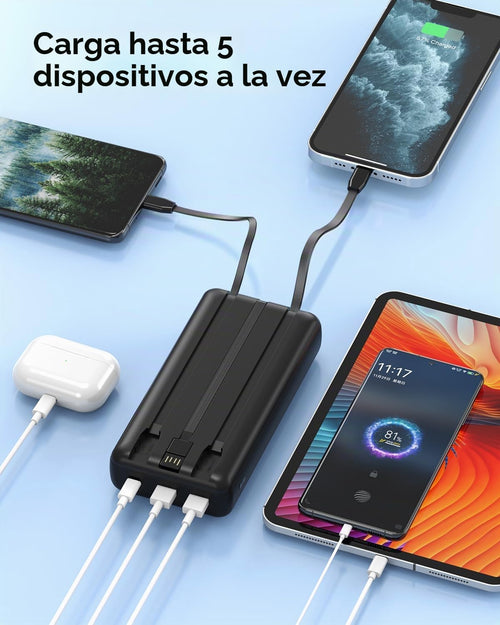 50000mAh 22.5W cargador portátil de carga rápida del banco del pode...