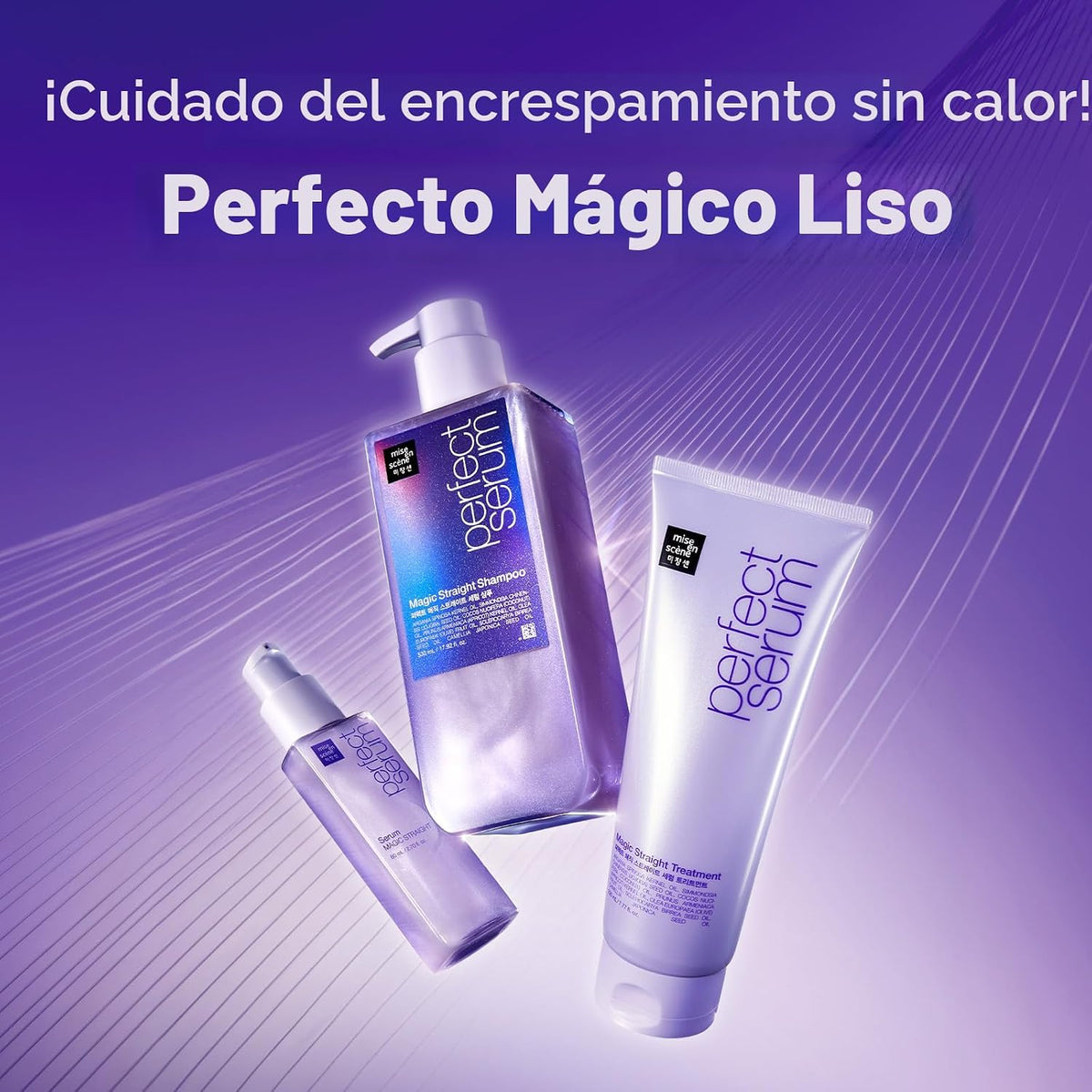 Mise En Scene Perfect Serum Magic Straight Shampoo | Anti-Frizz, pr...