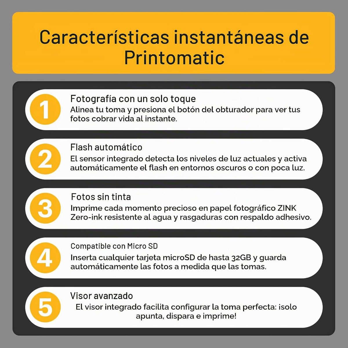 Kodak Printomatic - Paquete de inicio de cámara de impresión instan...