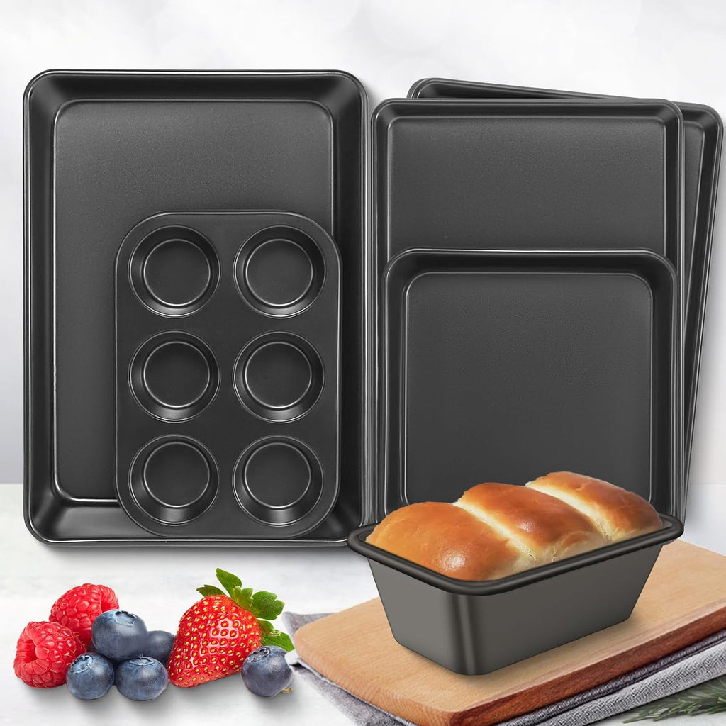 Juego de Moldes para Hornear, Juegos de Utensilios Antiadherentes p...