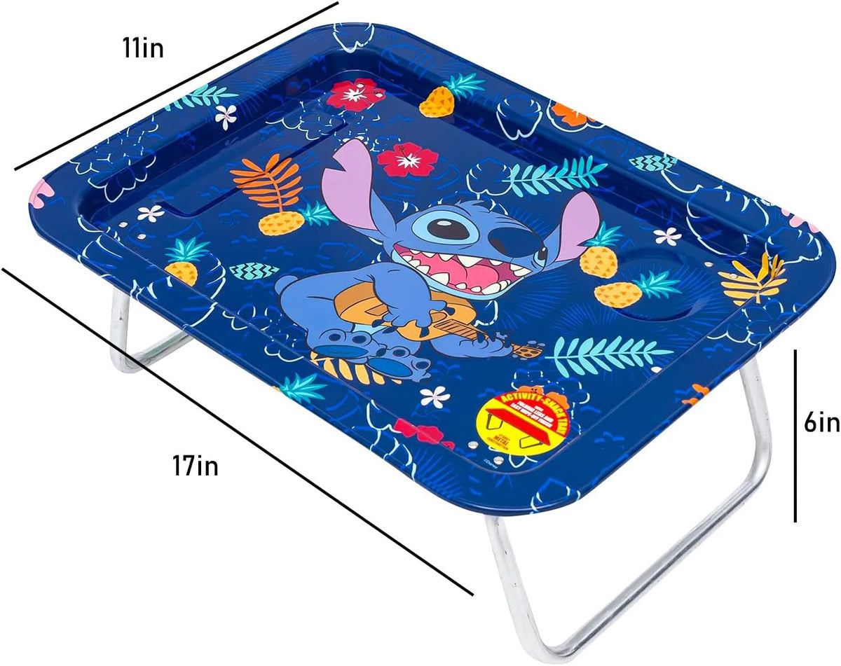 Stitch Lap Desk - Paquete de bandeja rectangular de 17 pulgadas con...