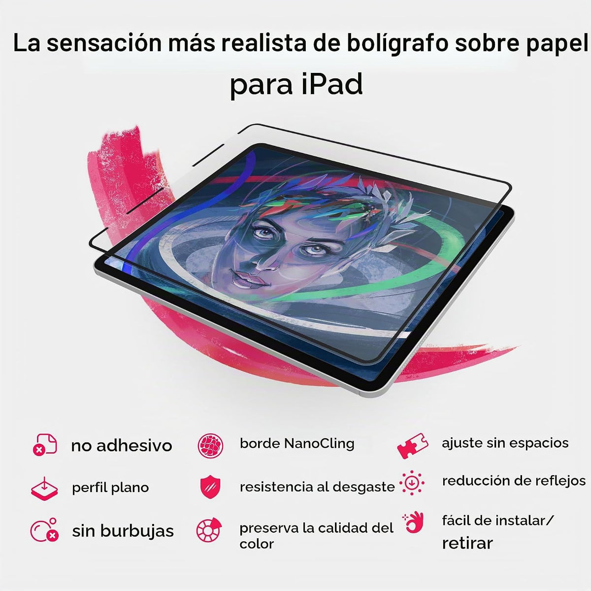 Astropad Rock Paper Pencil v3.0 - Protector de pantalla de papel pa...