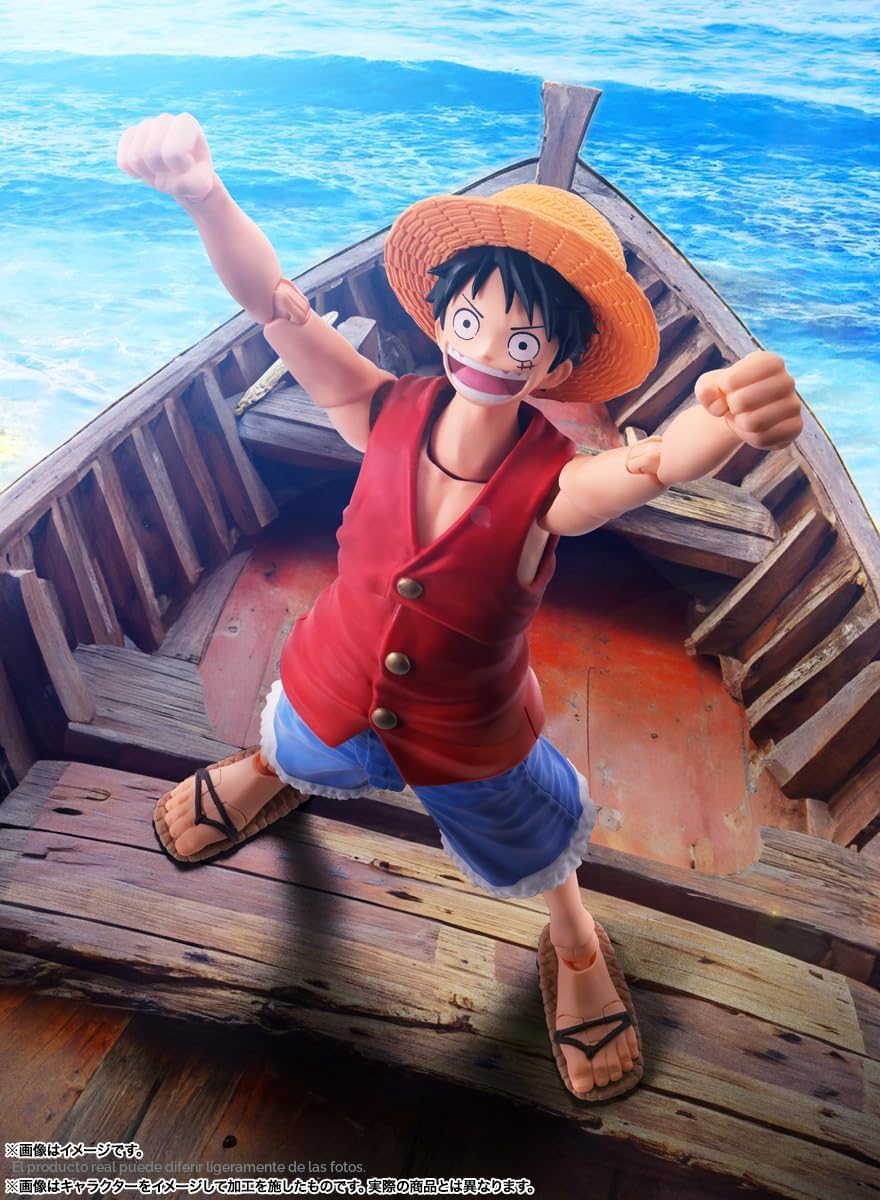 TAMASHII NATIONS - One Piece - Monkey D. Luffy -Romance Dawn- Figur...