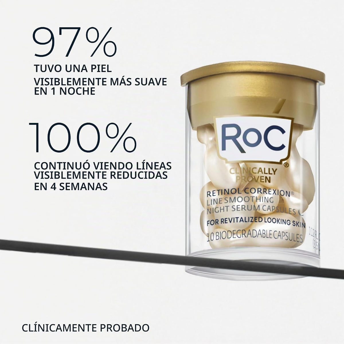 RoC Retinol Correxion Cápsulas de suero antienvejecimiento antiarru...